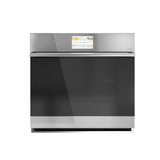Café 30" Smart Single Wall Oven with Convection in Platinum Glass
