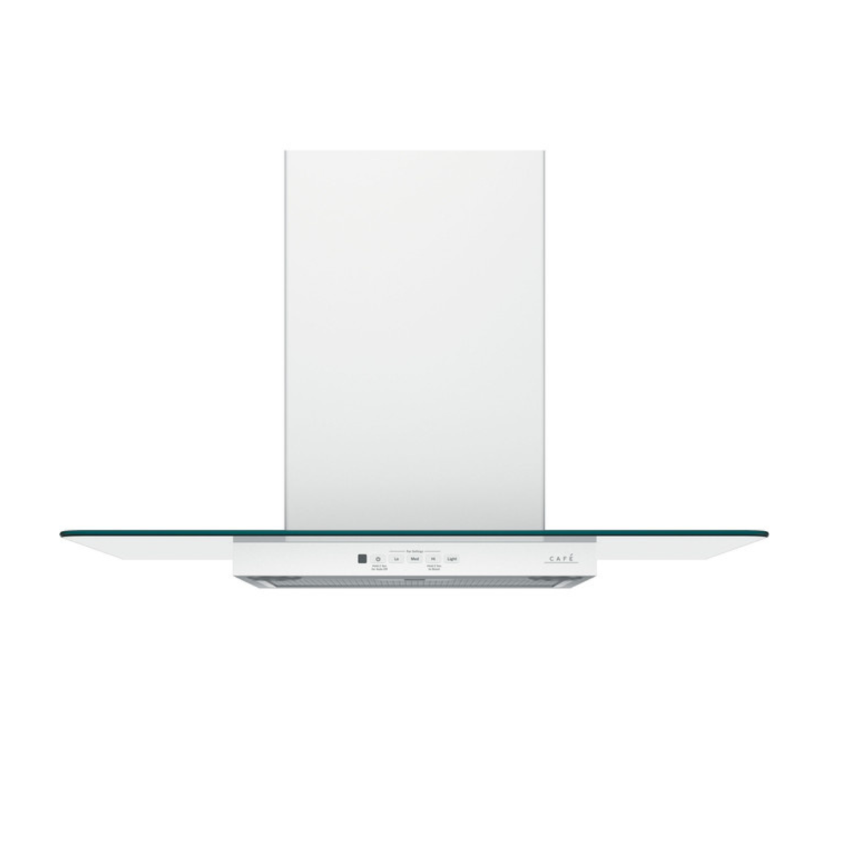 Café 30" Wall-Mount Glass Canopy Chimney Hood