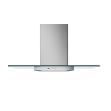 Café 30" Wall-Mount Glass Canopy Chimney Hood