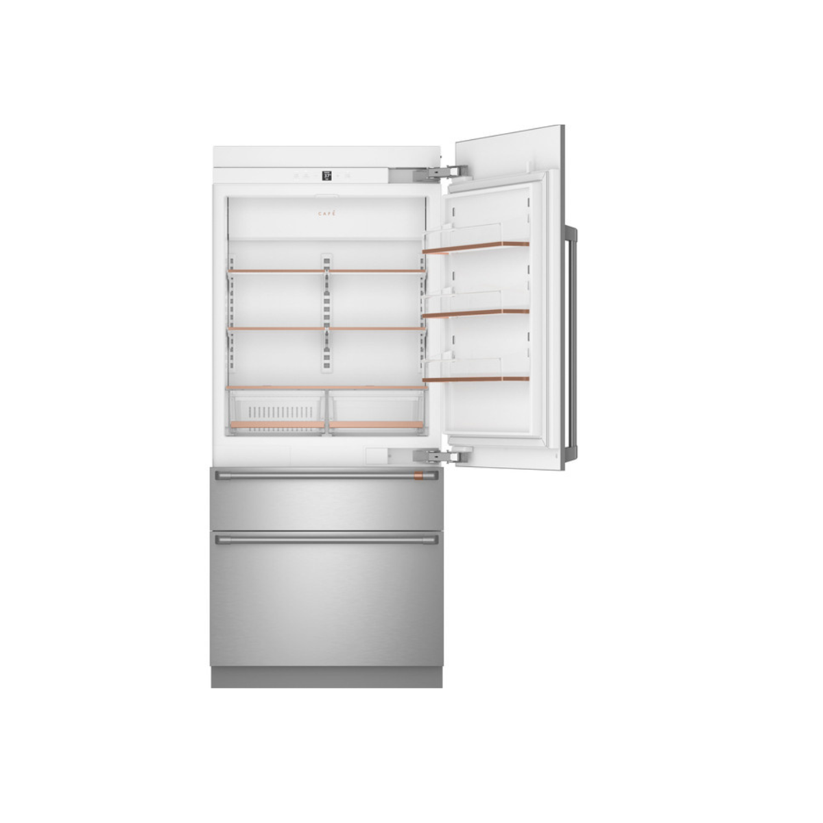 Café 36" Panel-Ready Integrated Bottom-Freezer Refrigerator – Right Swing