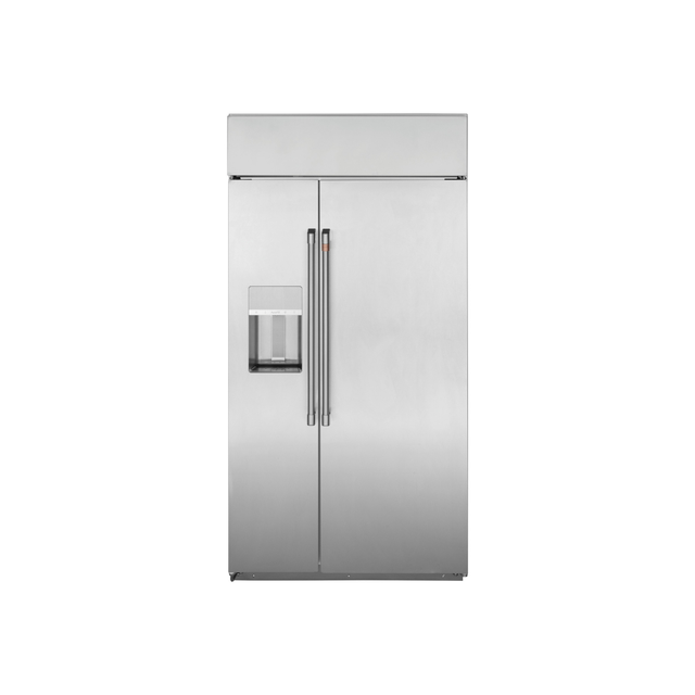 Café 48" Smart Built-In Side-by-Side Refrigerator with Dispenser