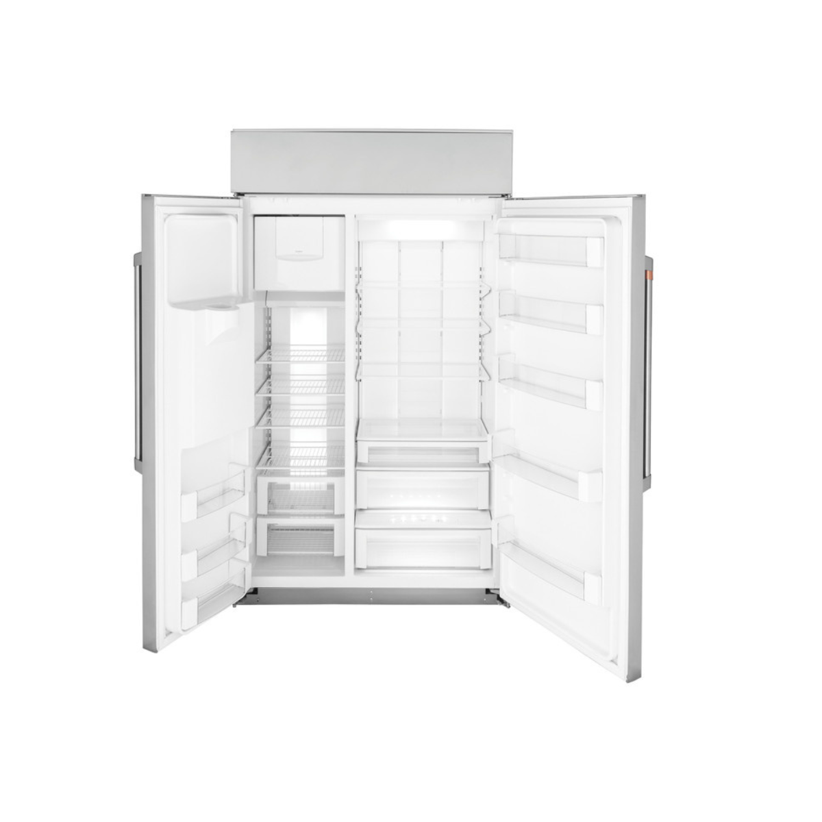 Café 48" Smart Built-In Side-by-Side Refrigerator with Dispenser