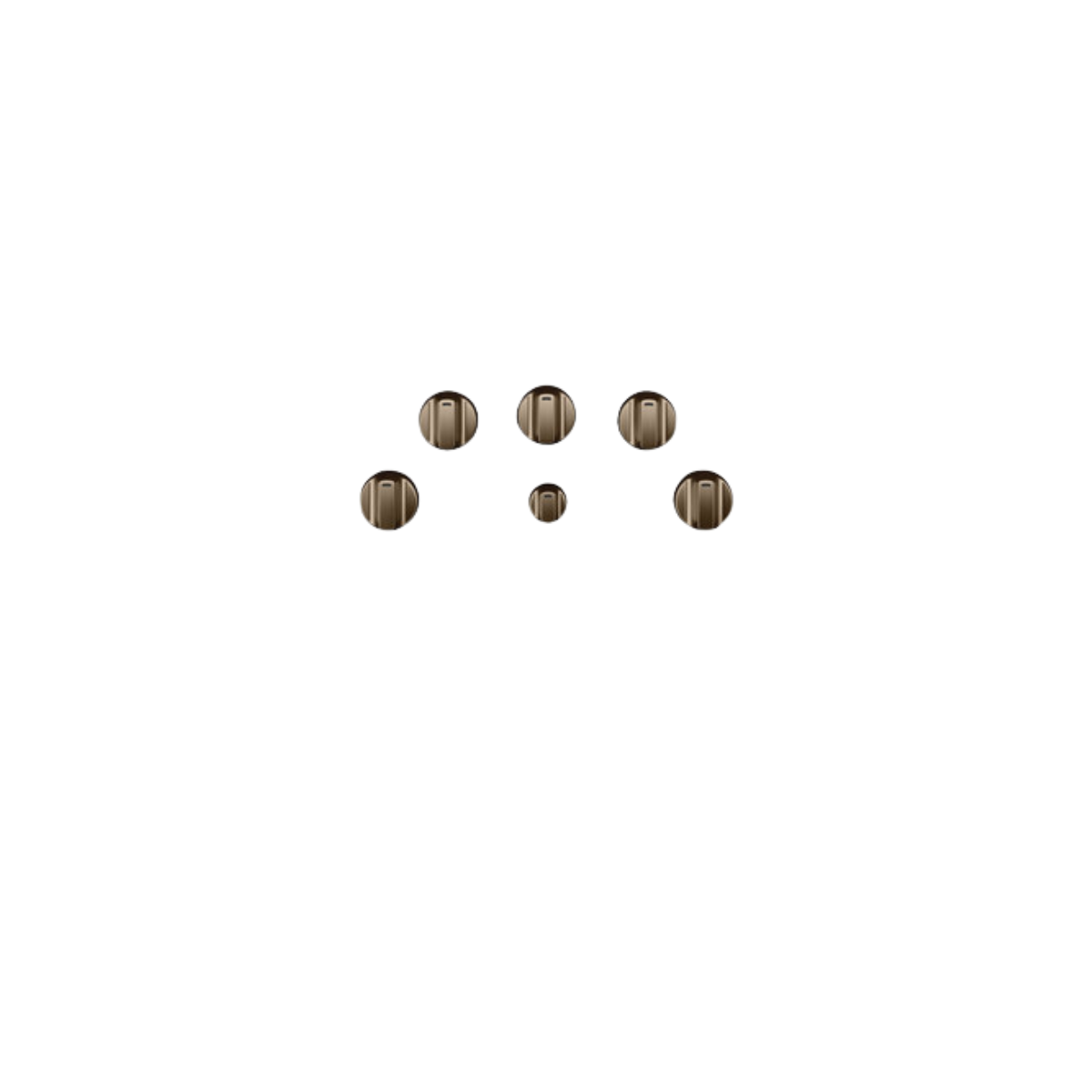 Café Electric Cooktop Knobs - Brushed Brass