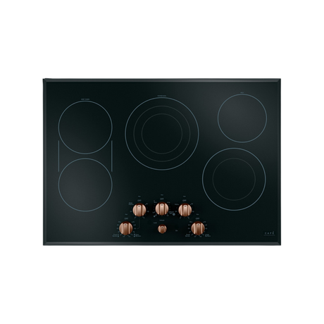 Café 5 Electric Cooktop Knobs - Brushed Copper
