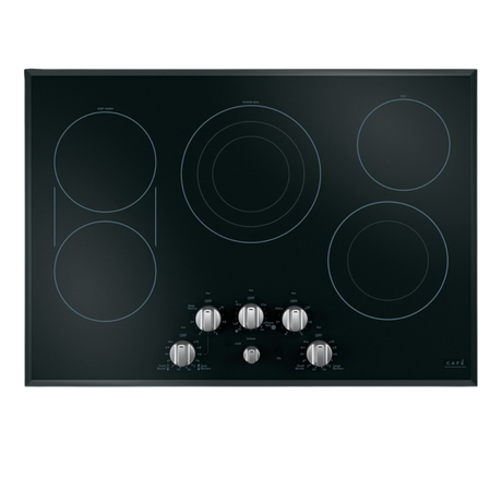 Café 5 Electric Cooktop Knobs - Brushed Stainless