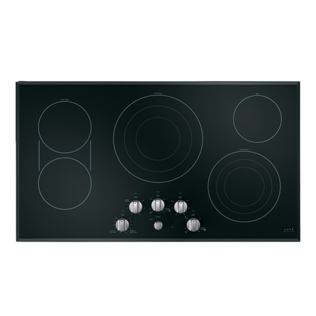 Café 5 Electric Cooktop Knobs - Brushed Stainless