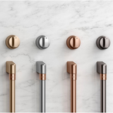 Café 5 Electric Cooktop Knobs - Brushed Stainless