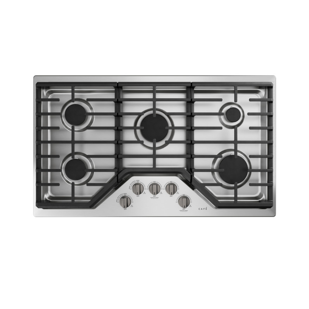 Café 5 Gas Cooktop Knobs - Brushed Black