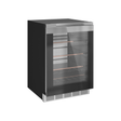 Café ENERGY STAR 126-Can or 14-Bottle Beverage Center in Platinum Glass
