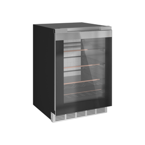 Café ENERGY STAR 126-Can or 14-Bottle Beverage Center in Platinum Glass