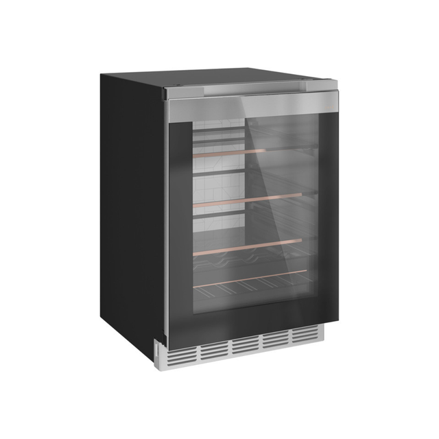 Café ENERGY STAR 126-Can or 14-Bottle Beverage Center in Platinum Glass