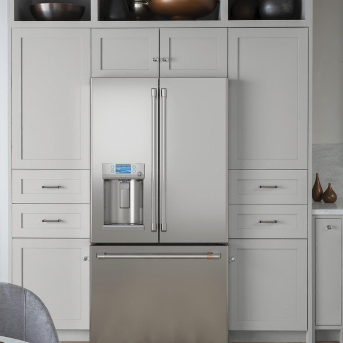 Café ENERGY STAR 22.1 Cu. Ft. Smart Counter-Depth French-Door Refrigerator with Hot Water Dispenser