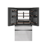 Café ENERGY STAR 22.3 Cu. Ft. Smart Counter-Depth 4-Door French-Door Refrigerator in Platinum Glass