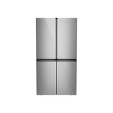Café ENERGY STAR 22.9 Cu. Ft. Smart Counter-Depth Quad-Door Refrigerator in Platinum Glass with Dual-Dispense AutoFill Pitcher