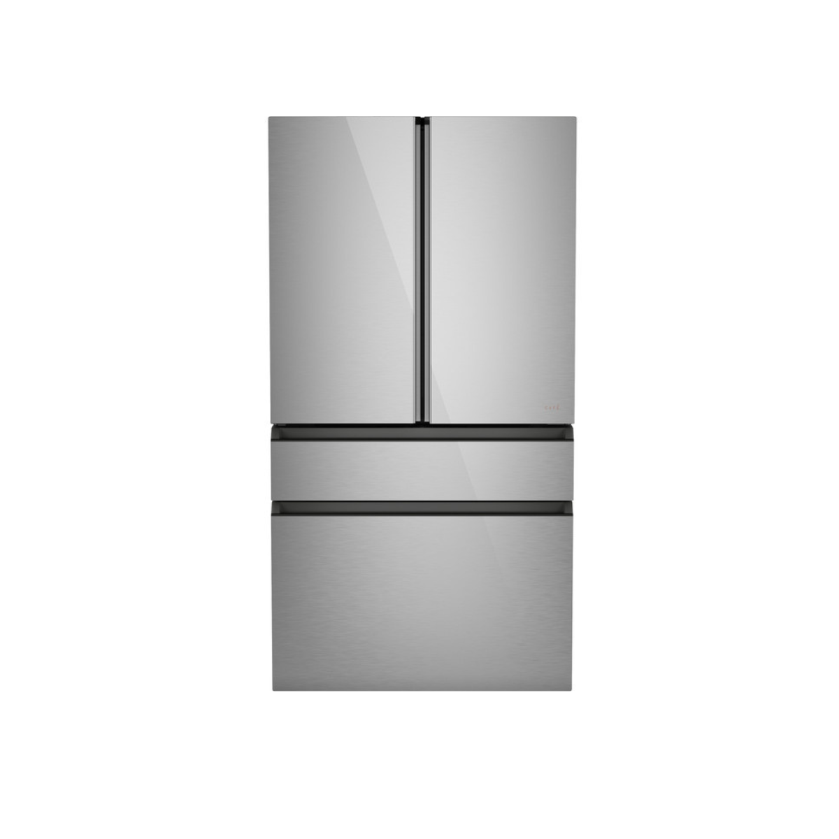 Café ENERGY STAR 23.2 Cu. Ft. Smart Counter-Depth 4-Door French-Door Refrigerator in Platinum Glass With Dual-Dispense AutoFill Pitcher