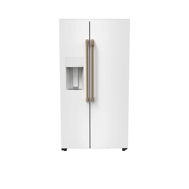 Café ENERGY STAR 24 Cu. Ft. Counter-Depth Side-by-Side Refrigerator with Hands-Free AutoFill and CustomSize Ice