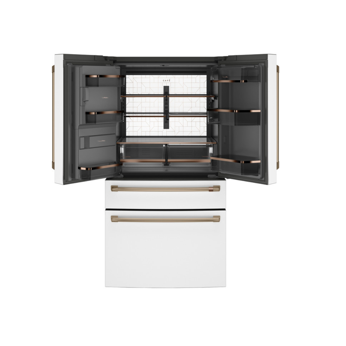 Café ENERGY STAR 27.8 Cu. Ft. Smart 4-Door French-Door Refrigerator