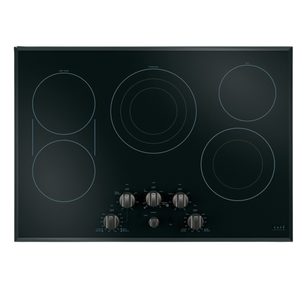 Café Electric Cooktop Knobs - Flat Black