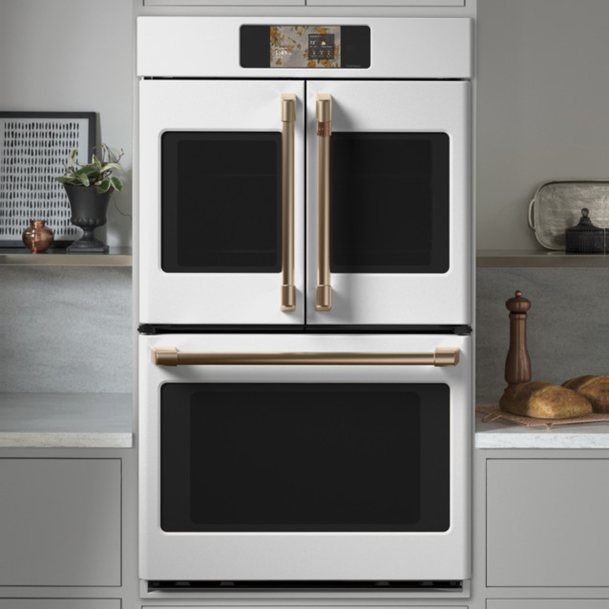 Café Professional Series 30" Smart Built-In Convection French-Door Double Wall Oven