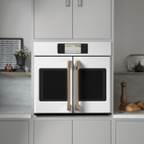 Café Professional Series 30" Smart Built-In Convection French-Door Single Wall Oven