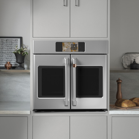 Café Professional Series 30" Smart Built-In Convection French-Door Single Wall Oven