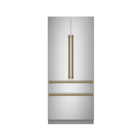 Café Refrigeration Handle Kit - Brushed Brass