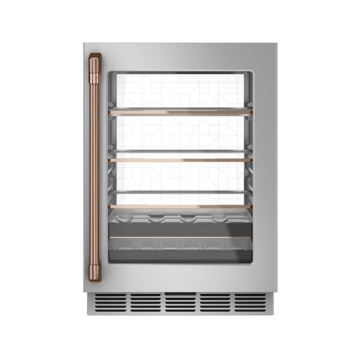 Café Undercounter Handle Kit - Brushed Copper