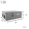 Daikin 7.5 Ton Light Commercial Air Handler 208/230V 3PH R32 DAQ09033