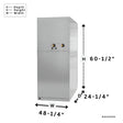 DAX09044|7.5 Ton Upflow/Horizontal Daikin Commercial Air Handler 460V
