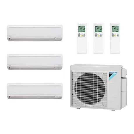 Daikin MXL Series 3 Zone Multi Split Heat Pump