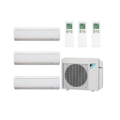 Daikin Mini Split | 4 Zone | 24000 BTU | 4MXL36WVJU9, FTXS09WVJU9+ FTXS09WVJU9 + FTXS12WVJU9 - acunitsforless.com