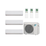 Daikin Mini Split | 4 Zone | 36000 BTU | 4MXL36WVJU9, FTXS15WVJU9 + FTXS15WVJU9 + FTXS18WVJU9