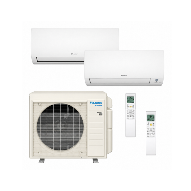 Daikin R32 MXM Series 2-Zone Multi-Split Heat Pump 3MXM24AVJU9 + FTXV15AVJU9 x2