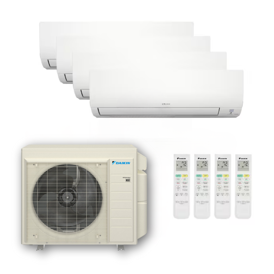 Daikin MXM Series 4-Zone Multi-Split Heat Pump 4MXM36AVJU9 + CTXV07AVJU9 x 2 + FTXV09AVJU9 + FTXV12AVJU9