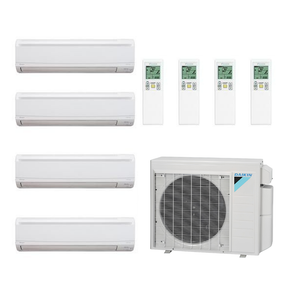 Daikin Mini Split | 4 Zone | 36000 BTU |4MXL36WVJU9, FTXS09WVJU9 + FTXS12WVJU9