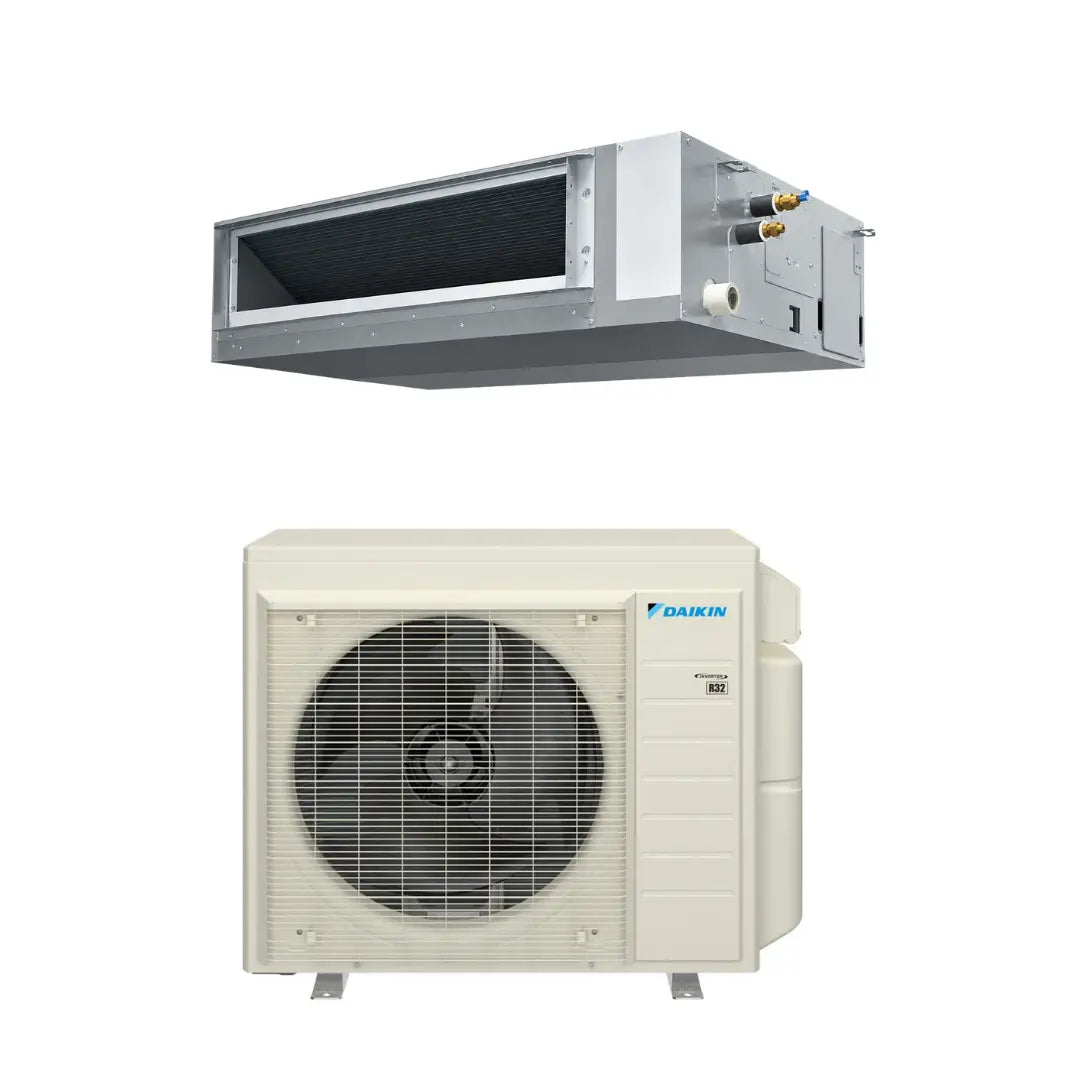 Daikin FDMA18AVJU9 RXP18AVJU9 18,000 BTU 18.00 SEER2 Aurora Low Temperature Horizontal Ducted Single Zone Heat Pump System - R32