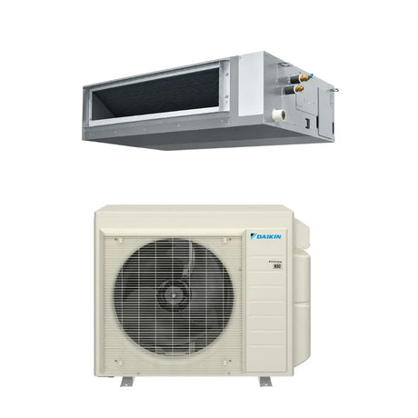 Daikin FDMA18AVJU9 RXP18AVJU9 18,000 BTU 18.00 SEER2 Aurora Low Temperature Horizontal Ducted Single Zone Heat Pump System - R32