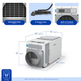 Goodman Dehumidifier 80 pints per day 4400SF R-32 E080