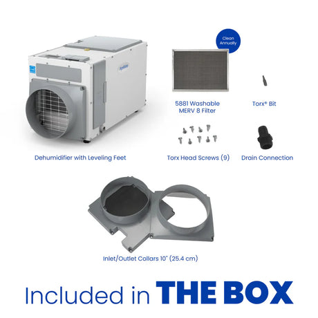 Goodman Dehumidifier 100 pints per day 5500 Sq. Ft. R-32 E100