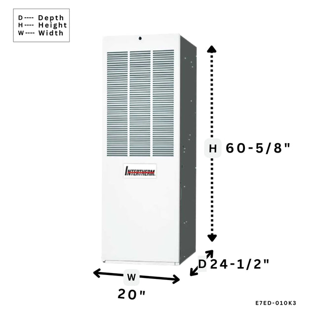 ELECTRIC FURNACES | E7ED-010K3 |E7 Electric Furnace Down Flow |31,000 BTU