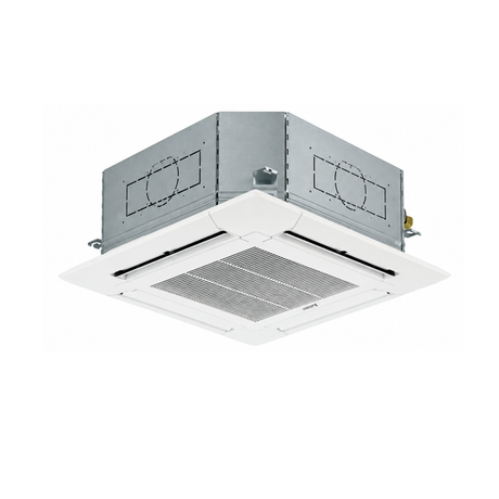 Mitsubishi PLA-AE42NL - PUZ-AK42NL 42,000 BTU 21 SEER2 Four-Way Ceiling Cassette Heat Pump System– R454B