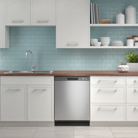 GE GDF510PSRSS 24" Built-In Dishwasher with Front Controls, 14 Place Settings, Stainless Steel, ENERGY STAR®