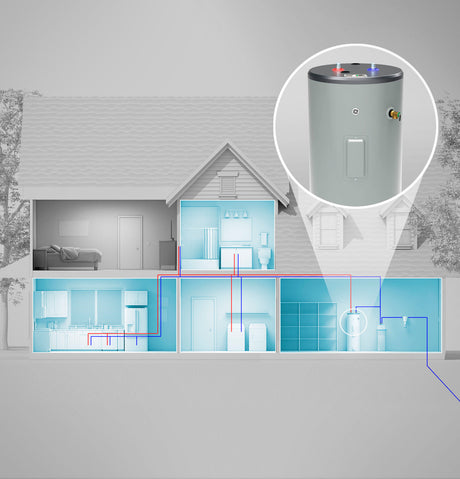 GE30T08BAM - 30 gallon tall t-stat electric 8yr warr- acunitsforless.com