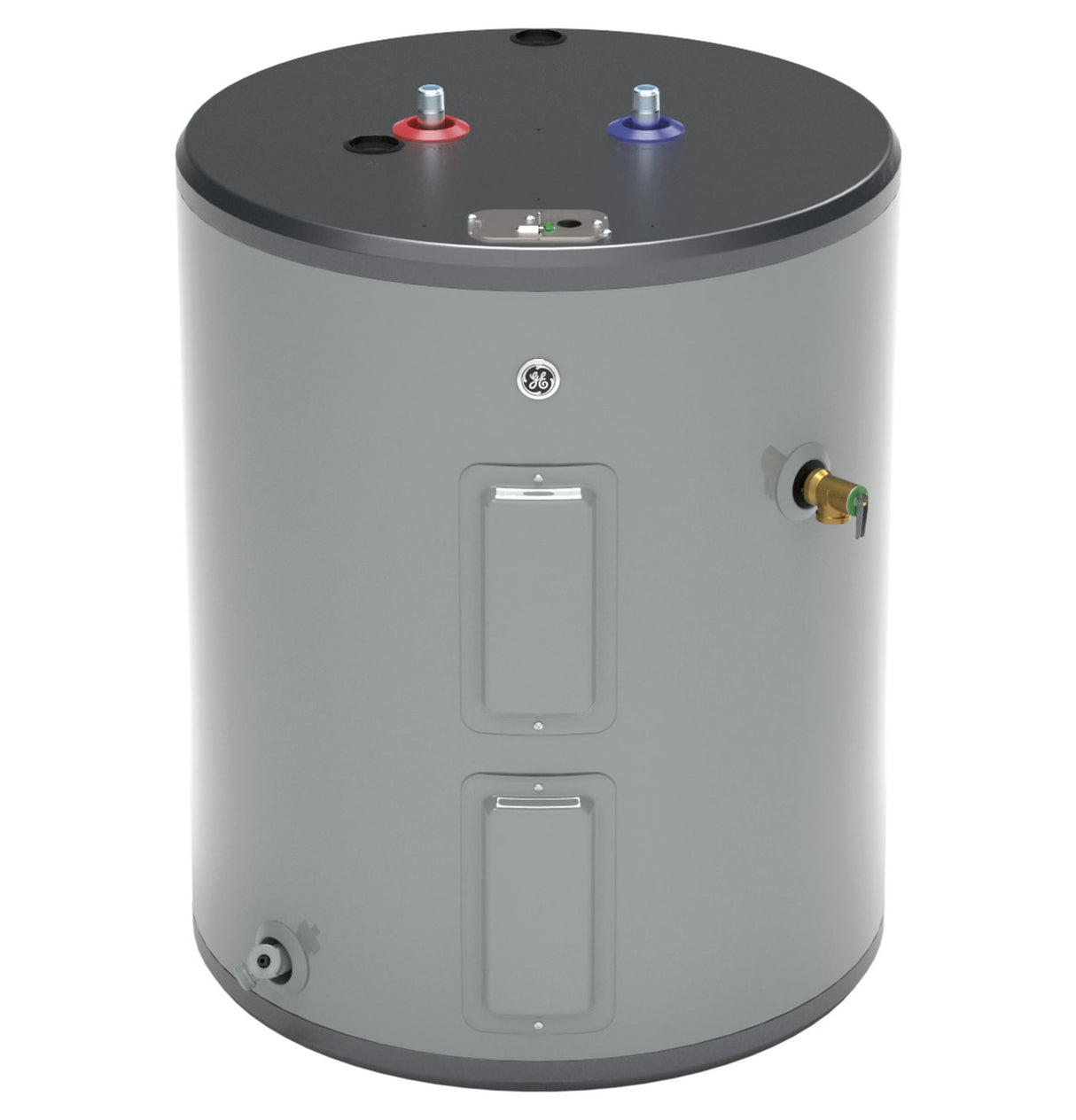 GE40L08BAM - 40 gallon low boy t-stat electric top - acunitsforless.om