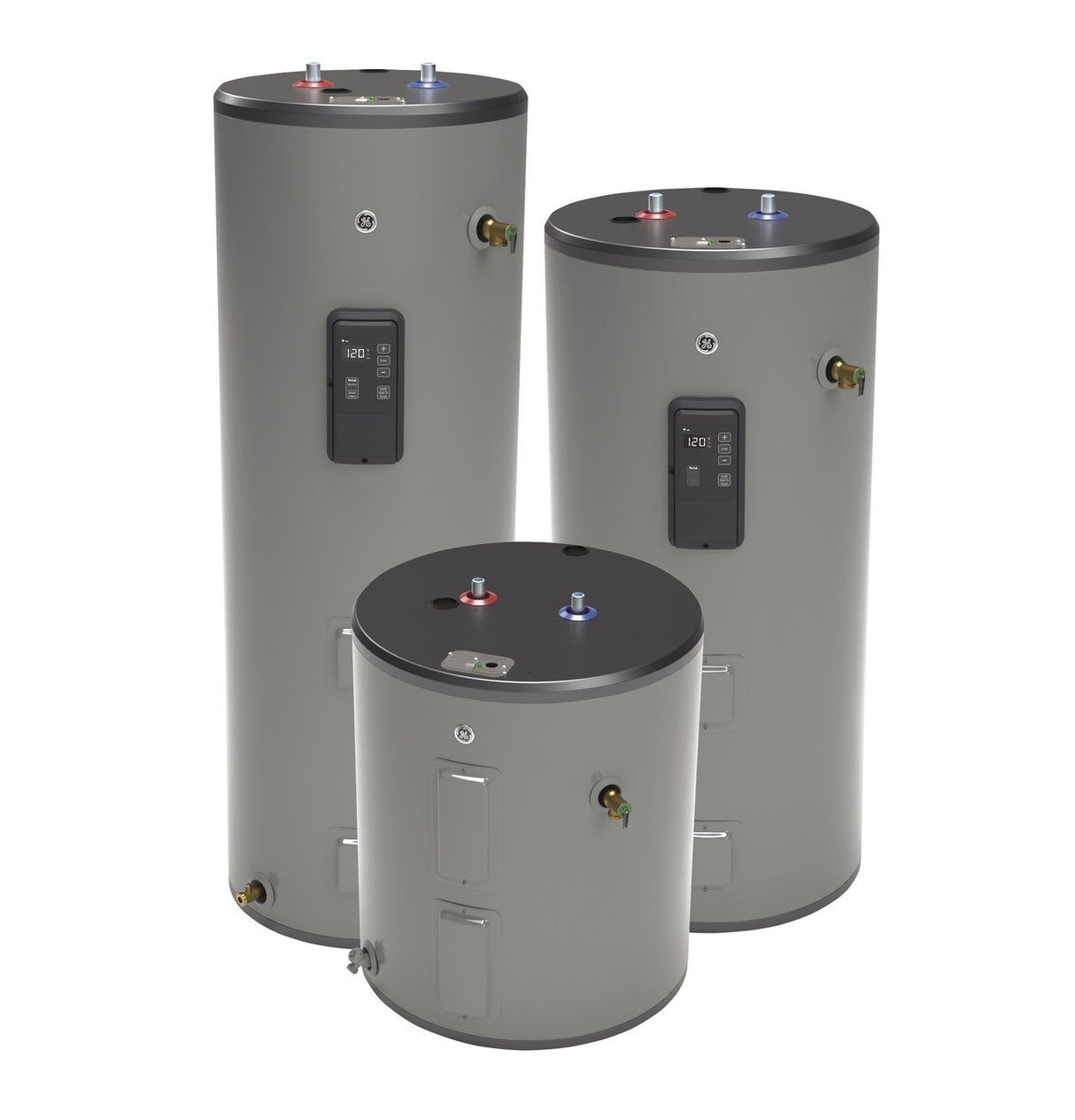 GE40L08BSM - 40 gallon low boy t-stat electric side-acunitsforless.com