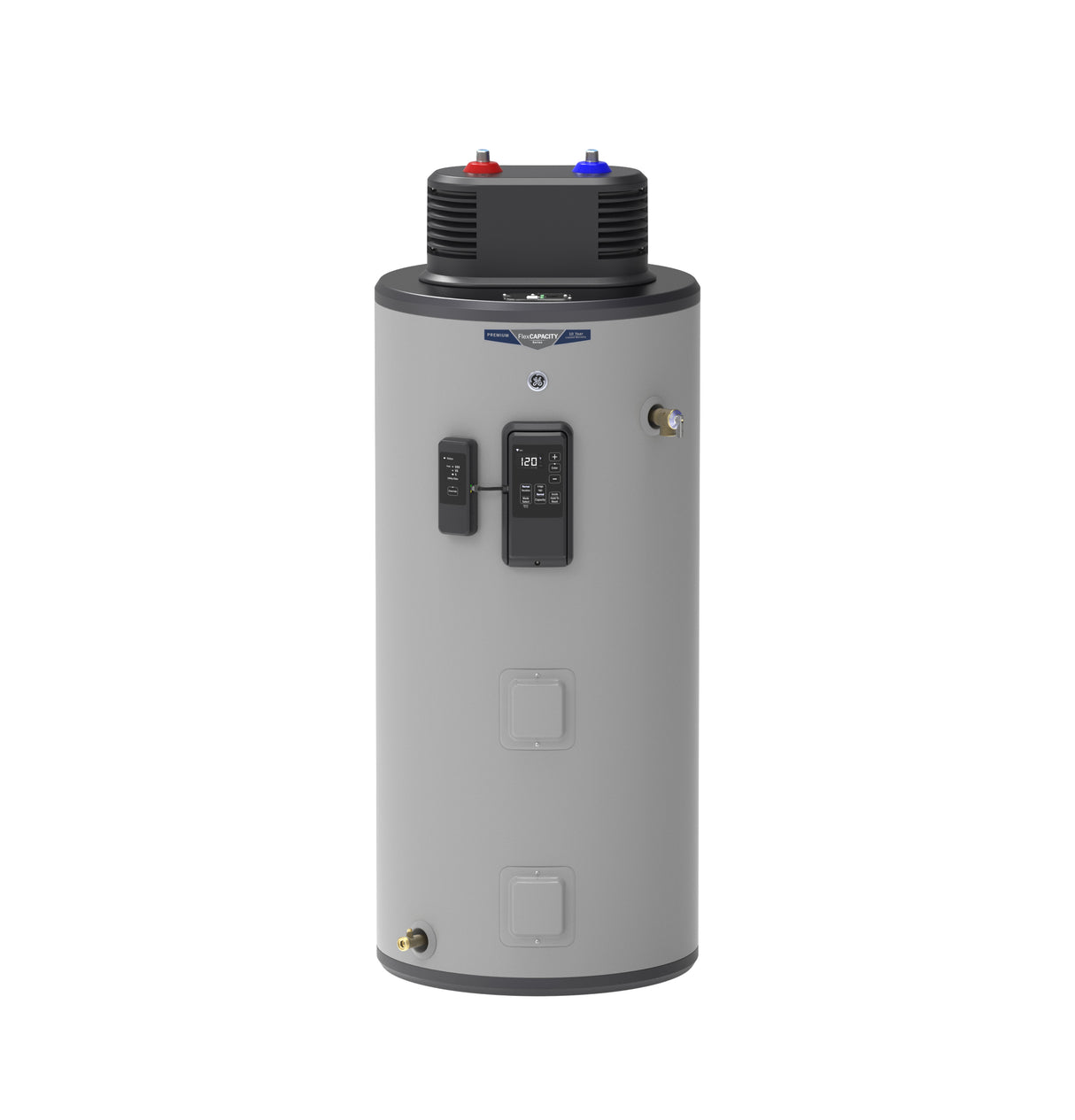 GE50S10BUT - 50 gallon short, electronic control, flexible capacity, electric, 10yr warranty, cta2045, 5500w elements- acunitsforless.com