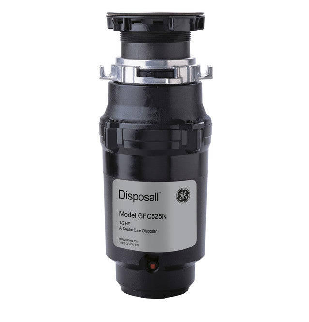 GE 1/2 HP Continuous Feed Garbage Disposer GFC525N