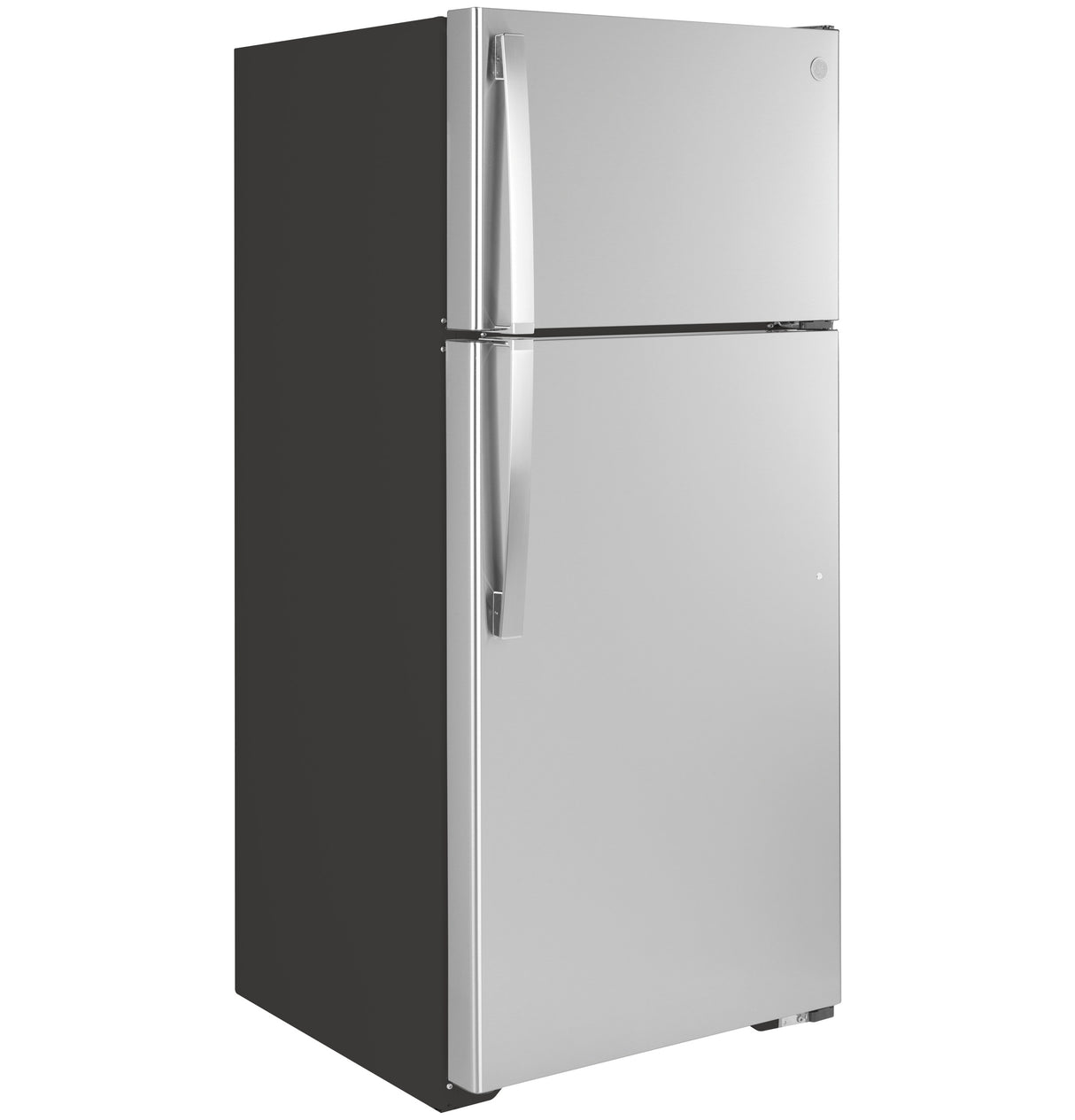 GE® 16.6 cu. ft. Top Freezer Refrigerator with Icemaker, Stainless Steel – GIE17GSNRSS
