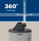 GP40T08AYV - 40 gallon tall, liquid propane, power vent, 8yr warranty - acunitsforless.com