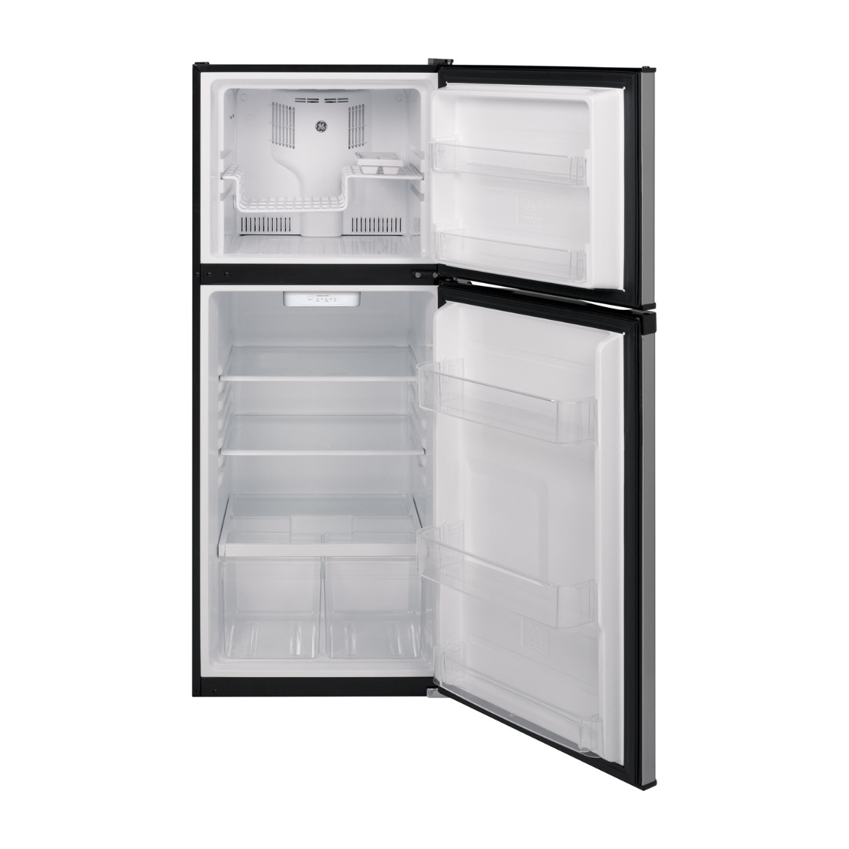GE GPE12FSKSB 24" Top-Freezer Refrigerator, 11.6 Cu. Ft., Stainless Steel, ENERGY STAR®